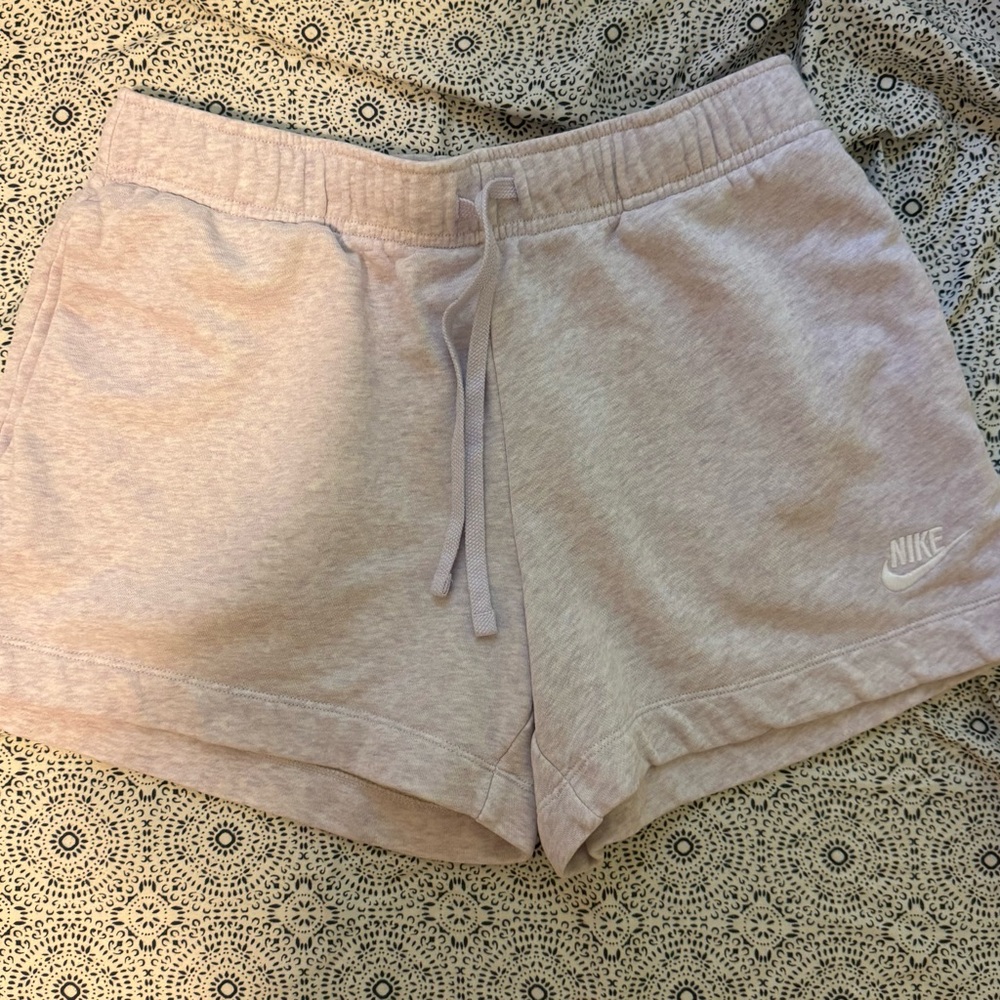 Nike Women's Light Gray Athletic Shorts